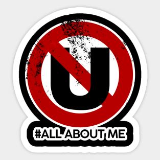 #AllAboutMe Sticker